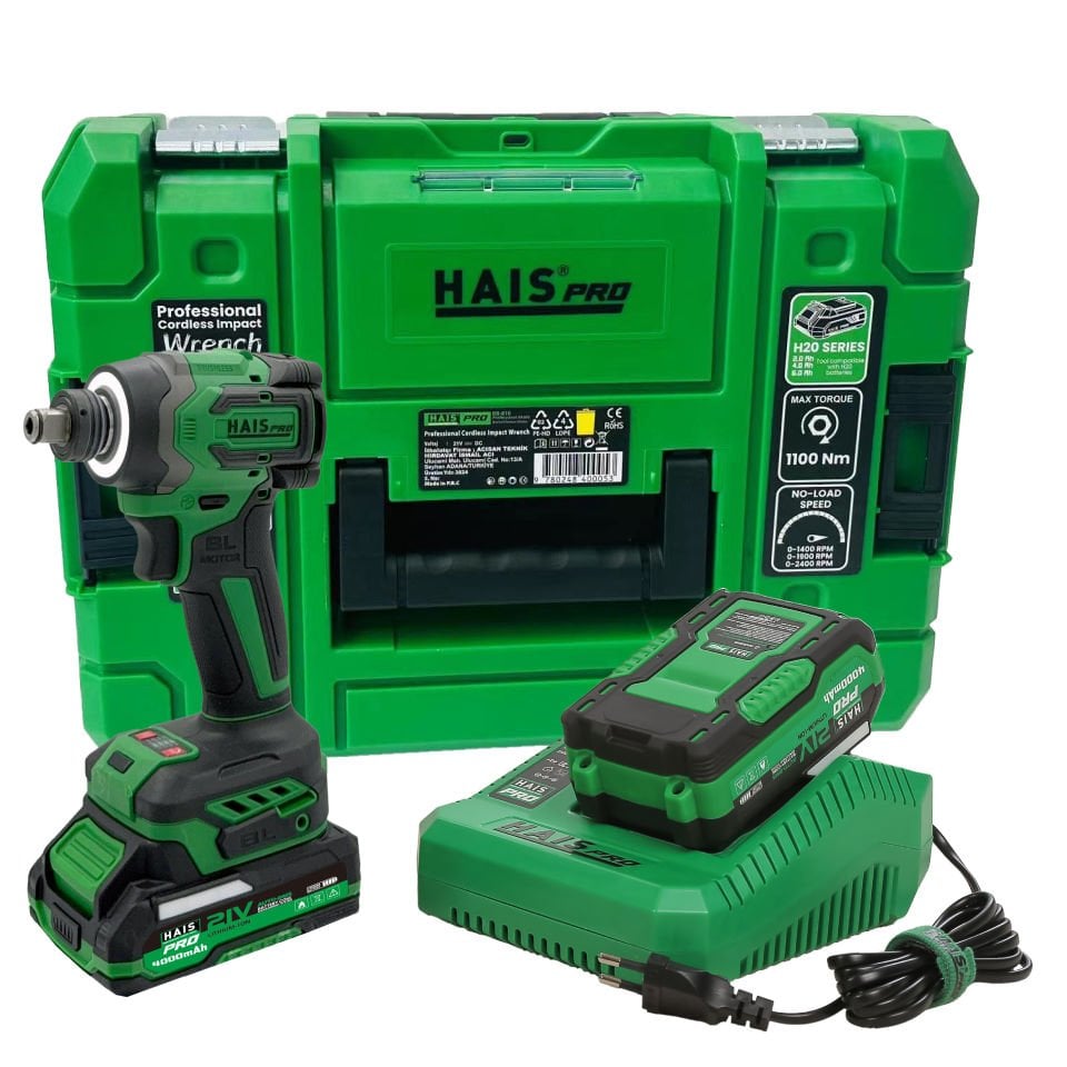 HAISPRO Profesyonel 320 Nm Darbeli Vidalama Matkap