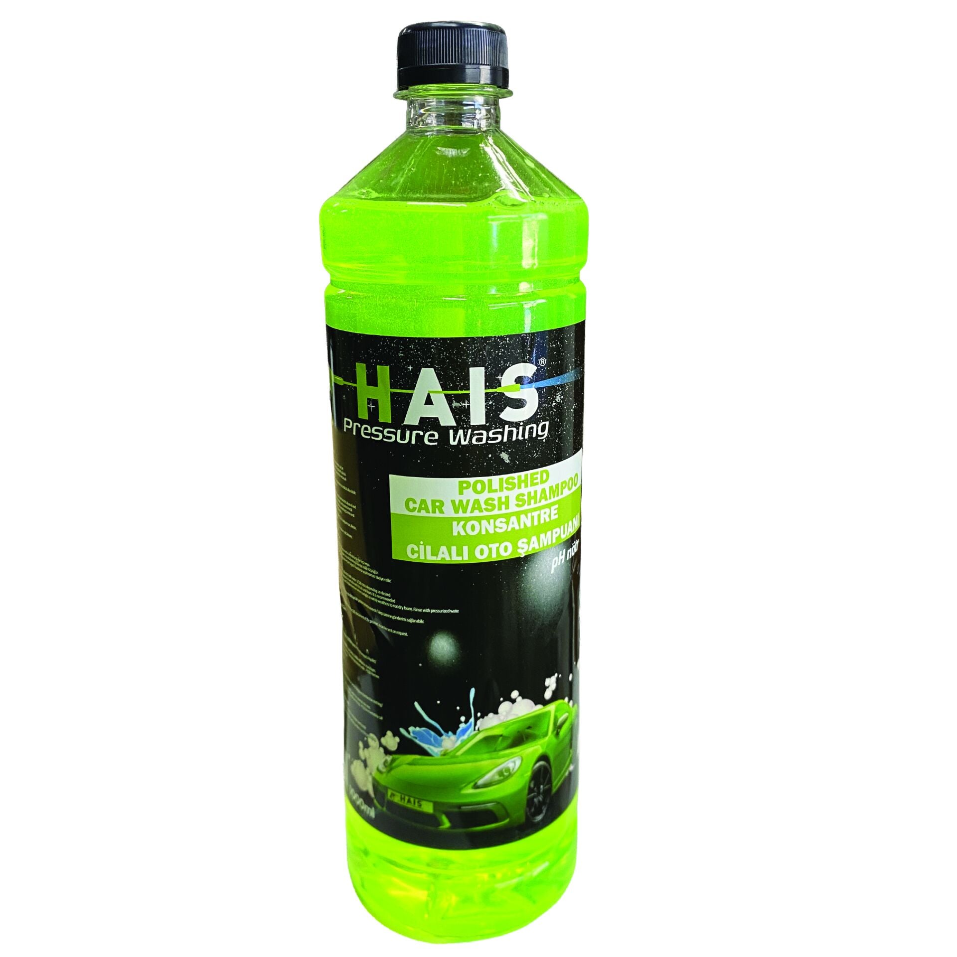 HAIS Pressure Washing Konsantre Cilalı Oto Şampuanı – 1000 ml (pH Nötr)